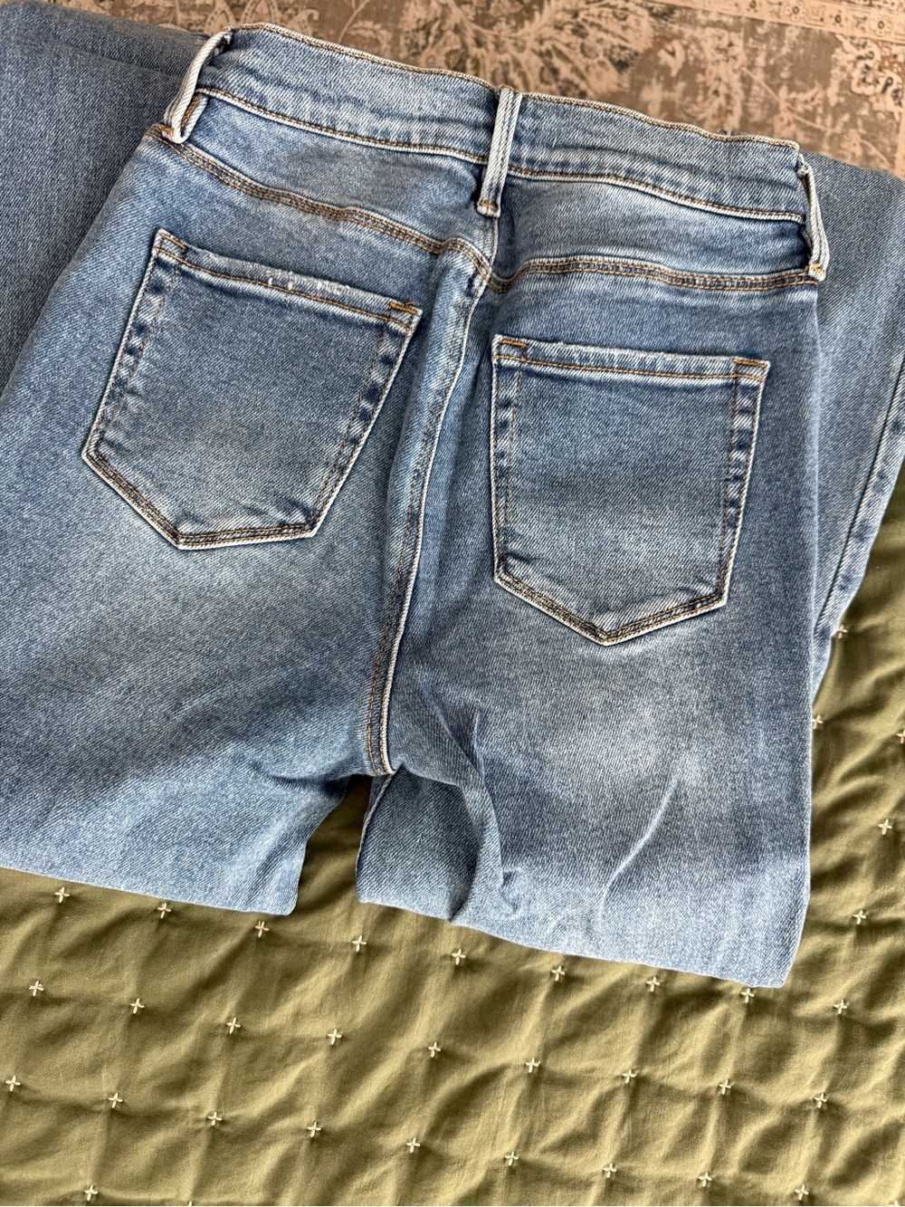 PacSun Super High-Waist Light Blue Jeggings - Picture 4 of 5